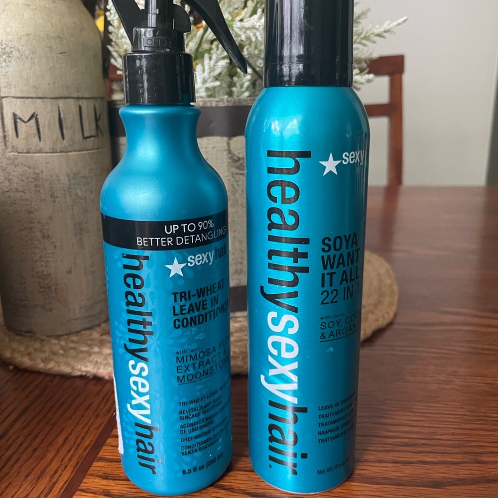 2 Healthy Sexy Hair Leave-in Conditioner & Leave-in Treatment